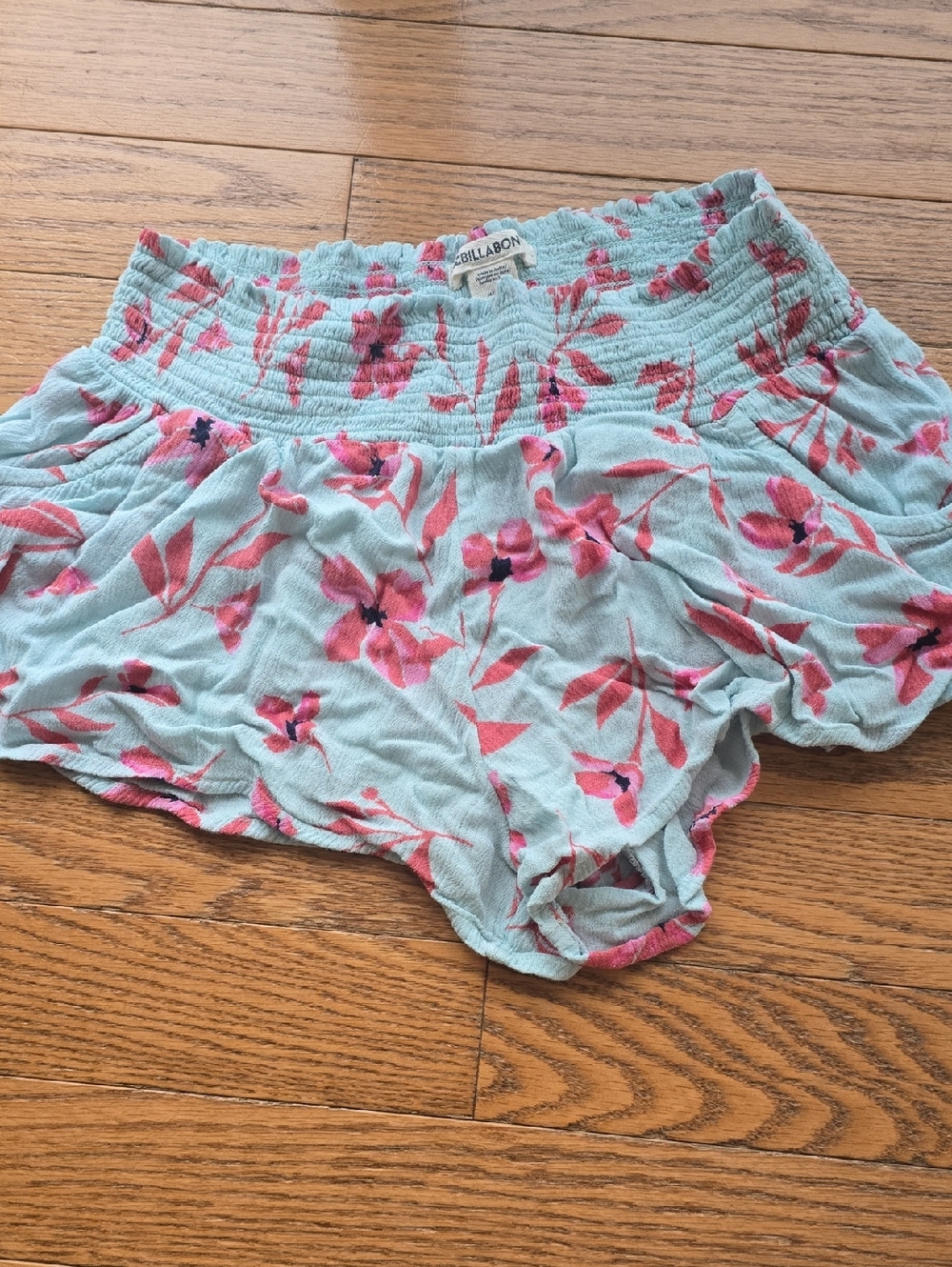 Billabong Blue Floral Shorts